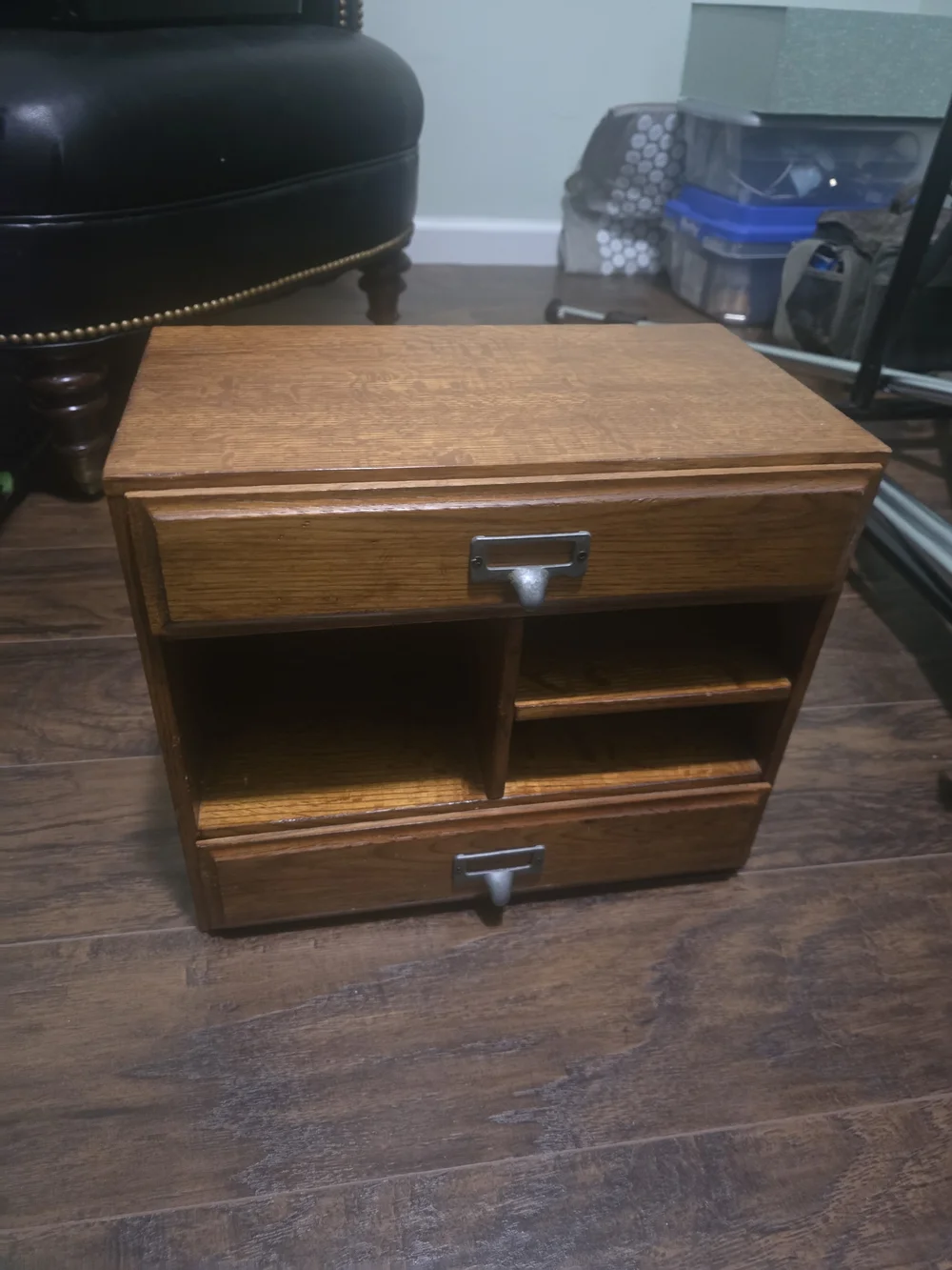Vintage Tabletop Wooden Organizer